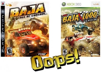 THQ querela Activision per aver copiato la copertina di Baja