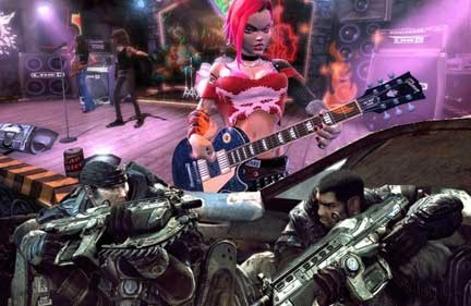 Video promozionali per Gears of War 2 e Guitar Hero: World Tour