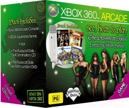 C'è chi sta peggio di noi: bundle australiano Xbox 360 - Pussycat Dolls
