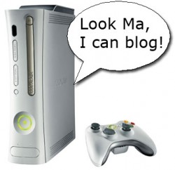 Xbox 360 diventa una blogstar