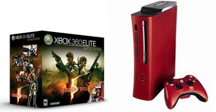 Resident Evil 5: bundle Xbox 360 ridotto con joypad e batterie ricaricabili