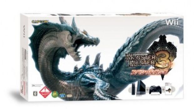 Monster Hunter 3 in bundle con un particolare Nintendo Wii