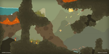 PixelJunk Shooter: mostrate in video alcune interessanti caratteristiche di gioco