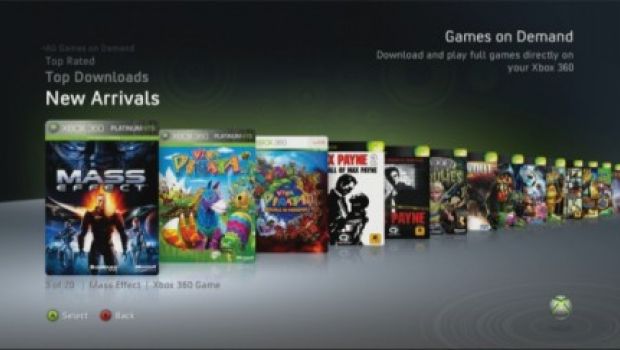 Games on demand: annunciata la line up di lancio dei titoli Xbox 360