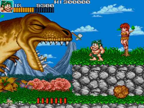 Save your Quarters... or Not!: Caveman Ninja (Arcade) Stage 1 or Joe & Mac (SNES) 1st Stage