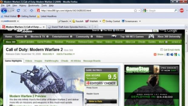 Modern Warfare 2: trapelato il voto della recensione di IGN