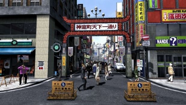 Yakuza 4: nuove immagini sui vari momenti della giornata a Kamurocho