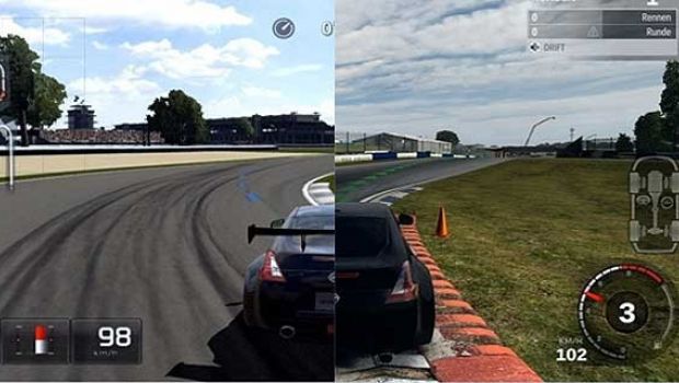 Gran Turismo 5 (demo GT Academy) e Forza Motorsport 3: comparativa in immagini