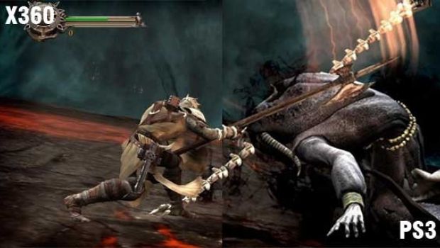 Dante's Inferno: immagini comparative delle versioni X360 e PS3