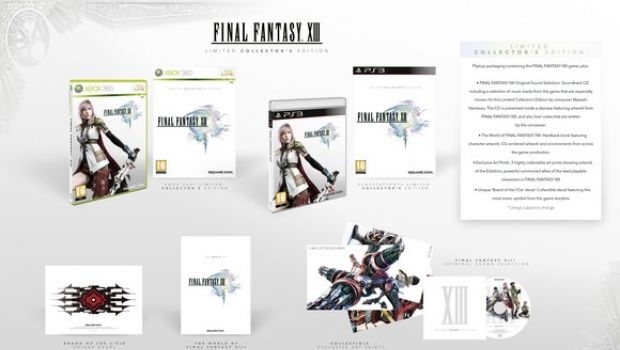 Final Fantasy XIII: svelato il contenuto della Collector's Edition
