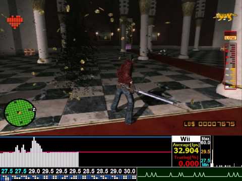 ノーモア★ヒーローズ 英雄たちの楽園 Wii フレームレート分析