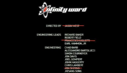 Modern Warfare 2: editati i titoli di coda per rispecchiare la fuga dello staff di Infinity Ward