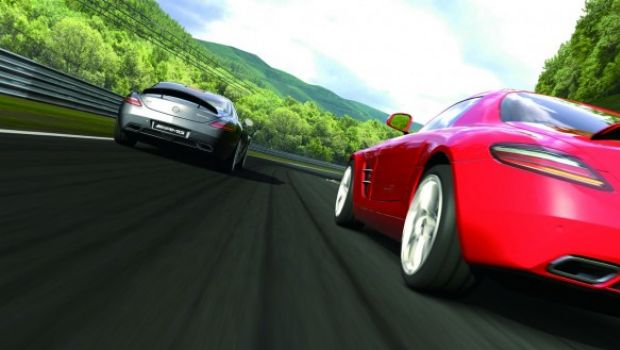 Gran Turismo 5: nuove immagini della SLS AMG al Nurburgring