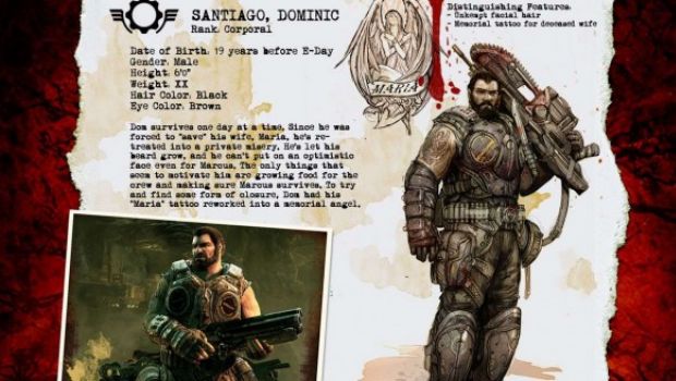 Gears of War 3: nuove schede della squadra Delta