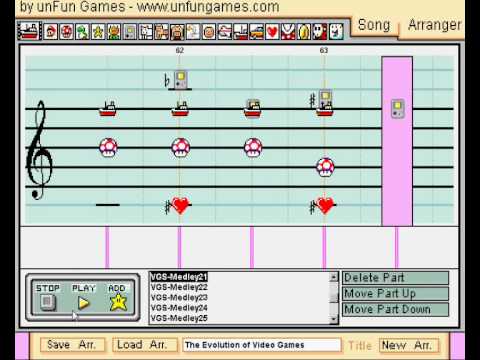 Evolution of Video Games Epic Medley (Made in Mario Paint Composer)