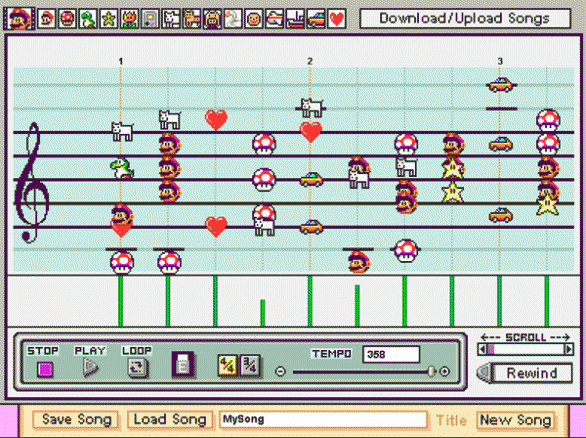 L'evoluzione dei videogiochi Nintendo in musica grazie a Mario Paint Composer