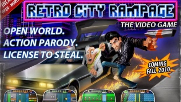 Retro City Rampage: parodia e 