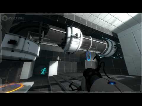 Portal 2 E3 Demo in HD (Part 5 of 7) - Pneumatic Diversity Vent