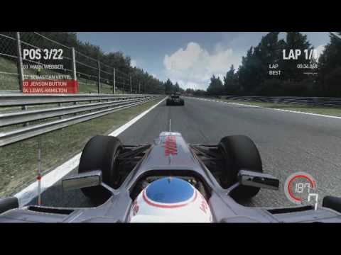 F1 2010 E3 Gameplay Video - Spa in the Dry