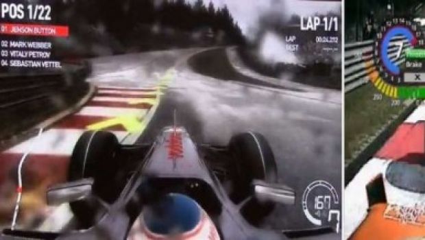 F1 2010: immagini comparative tra circuiti reali e virtuali