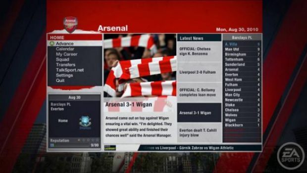 FIFA 11: rivoluzionata la modalità Allenatore, ora 
