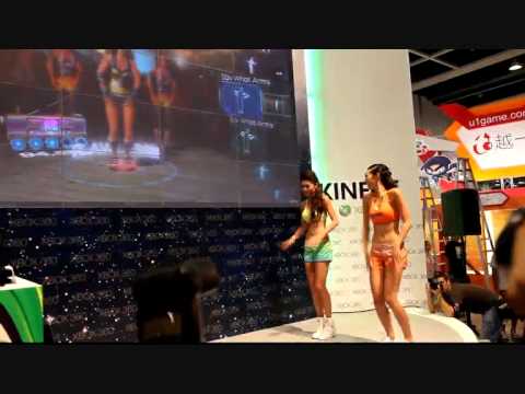 周秀娜 Jessica.C試玩Kinect跳舞 HKCC獨家片段 於2010動漫電玩節