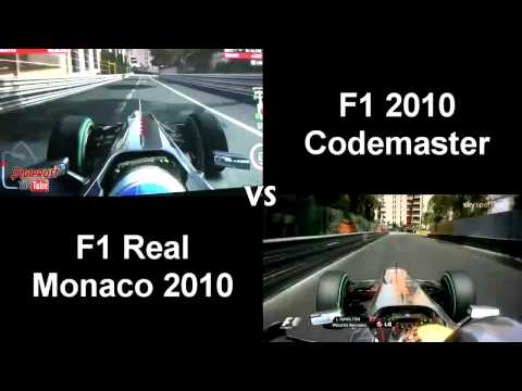 F1 2010 Codemasters VS F1 2010 Monaco
