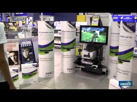 Prova in anteprima Kinect da Euronics