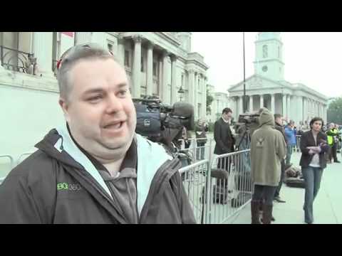 Halo Reach Jetpack Spartan at Trafalgar Square London Trailer