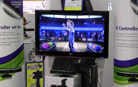 Kinect: video delle postazioni demo presenti nei negozi Euronics