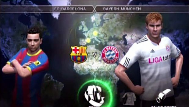 Pro Evolution Soccer 2011: Barcellona vs. Bayern Monaco in un video di gioco