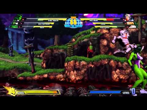 Marvel vs. Capcom 3:Fate of Two Worlds- She-Hulk HD gameplay trailer footage