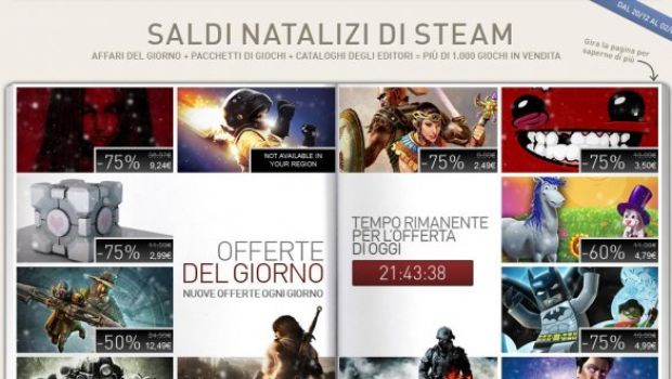 Natale 2010: partono le offerte di Steam