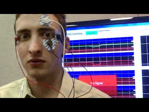 Control a game with your eyemovements