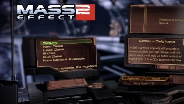 Mass Effect 2: previsti nuovi contenuti aggiuntivi nel corso del 2011