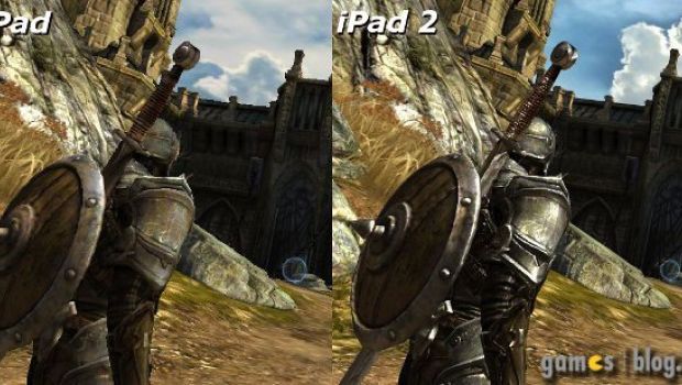 Infinity Blade: immagini comparative delle versioni iPad e iPad 2