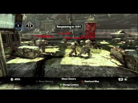 Gears of War 3: multiplayer beta - Thrashball gameplay