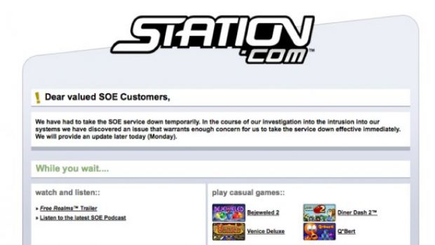 Anche i servizi di Sony Online Entertainment vanno offline