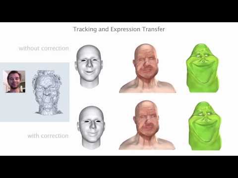 Realtime Performance-Based Facial Animation (SIGGRAPH 2011)