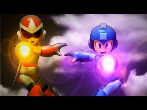 Rockman and Transformers Stop motion : Go! Rockman! è¡å§!! æ´›å…‹äºº !!!