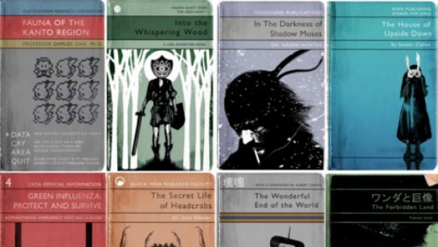Videogiochi trasformati in copertine di libri - galleria immagini