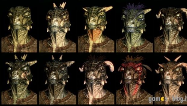 Elder Scrolls V: Skyrim - le potenzialità del Face Creator in immagini
