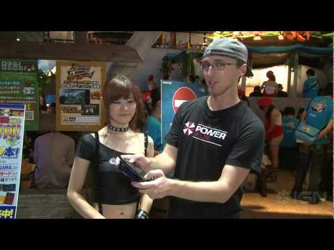TGS: Playing With the 3DS Slide Pad Expansion