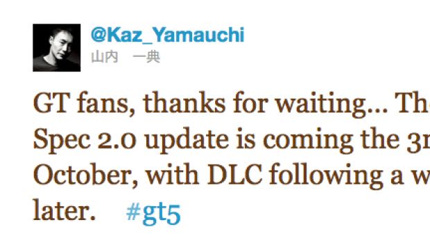 Gran Turismo 5: Yamauchi annuncia l'arrivo dell'aggiornamento Spec 2.0 e nuovi DLC per ottobre