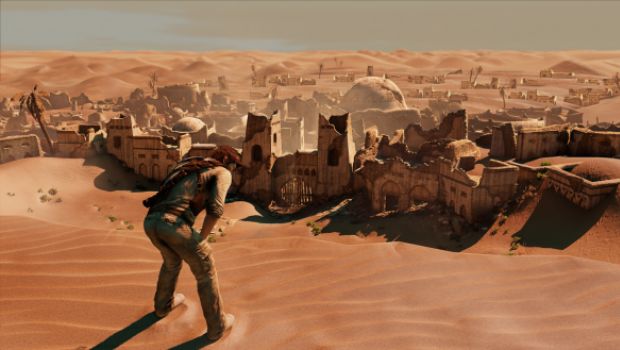 Uncharted 3: nuove immagini ufficiali del livello Desert Village