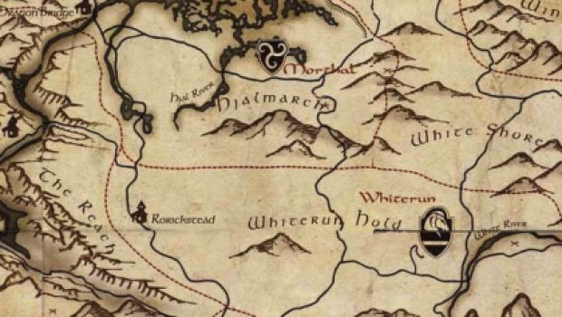 Elder Scrolls V: Skyrim - trapelata la gigantesca mappa di gioco?