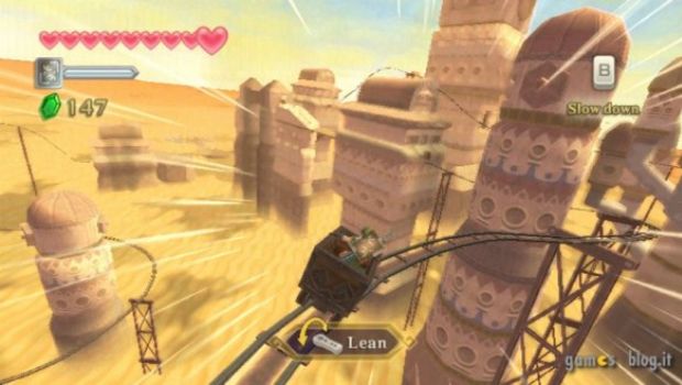 Zelda: Skyward Sword - acqua e sabbia in nuove immagini di gioco