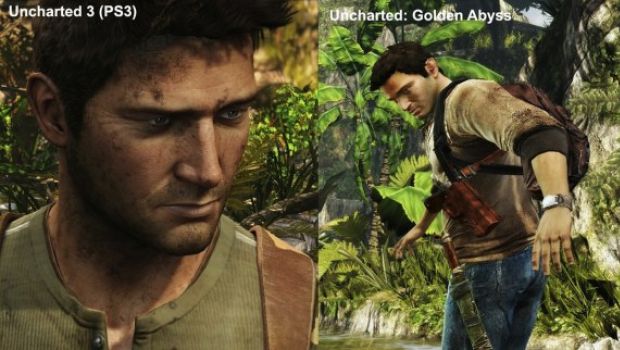 Uncharted: Golden Abyss in immagini comparative con i capitoli della serie per PS3