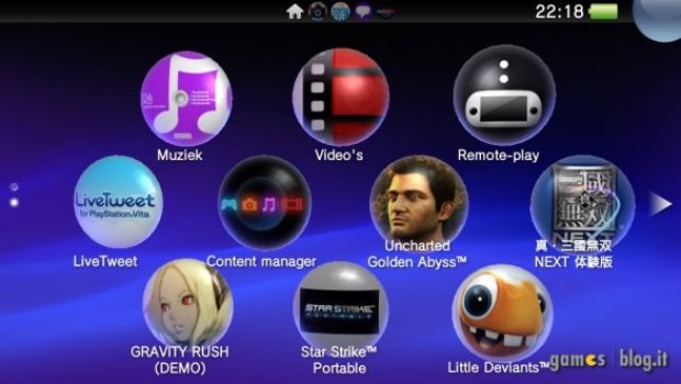 PS Vita: nuove immagini sull'interfaccia utente