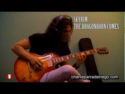 Skyrim: The Dragonborn comes - Metal guitar cover by Charlie